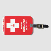 Medical Equipment Handle with care Bagagelabel (Voorkant (horizontaal))