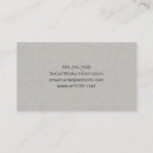 Medical Eye Logo | Physician | Health Visitekaartje (Achterkant)