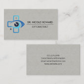 Medical Eye Logo | Physician | Health Visitekaartje (Voorkant / Achterkant)
