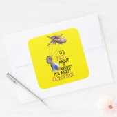 Medical Freedom No Vaccine Mandates Vierkante Sticker (Envelop)