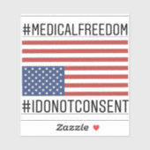Medical Freedom Sticker (Vel)