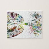 Medical Gifts Heart en Lungs Motif Legpuzzel (Horizontaal)