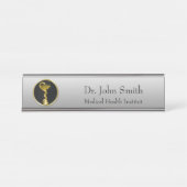 Medical Gold Professional Hygieia Bowl Bureau Naambordje (Voorkant)