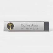 Medical Gold Professional Hygieia Bowl Bureau Naambordje (Voorkant)