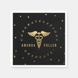 Medical Graduation Party Gepersonaliseerde servett Servetten