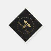 Medical Graduation Party Gepersonaliseerde servett Servetten (Hoek)