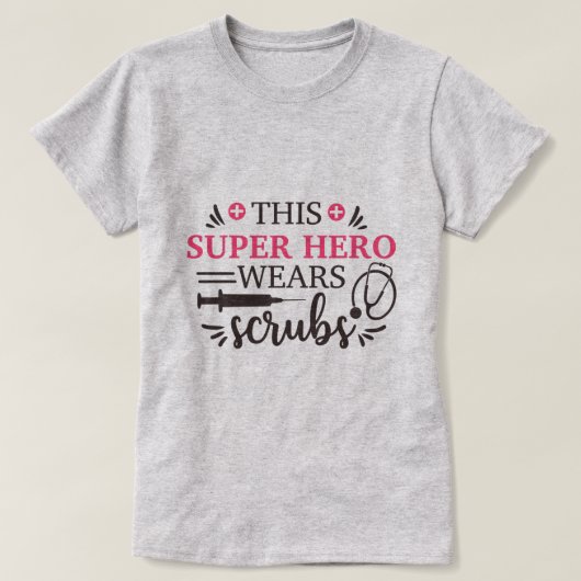 Medical Graphic Honoring Healthcare Helden T-shirt (Design voorkant)