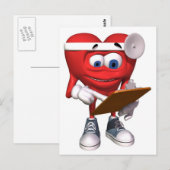 Medical Heart Doctor Cute Briefkaart (Voorkant / Achterkant)