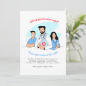 Medical Heroes Hartelijk dank (Staand voorkant)