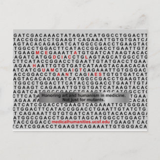 Medical Humanisme DNA Briefkaart