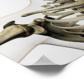 Medical Illustration Of A Woman'S Skull And Poster (Hoek)