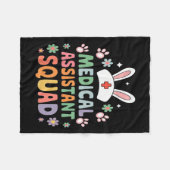 Medical Instant Squad Easter Bunny Kostuum Eieren Fleece Deken (Voorkant (Horizontaal))