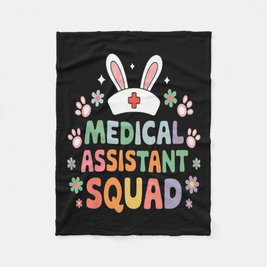 Medical Instant Squad Easter Bunny Kostuum Eieren Fleece Deken (Voorkant)