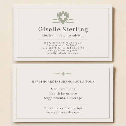 Medical Insurance Advisor Visitekaartje