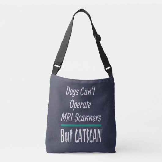 Medical Joke Dogs en Cats Dad Joke Funny Crossbody Tas (Voorkant)