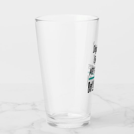 Medical Joke Dogs en Cats Dad Joke Funny Glas (Rechts)