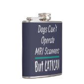 Medical Joke Dogs en Cats Dad Joke Funny Heupfles (Rechts)