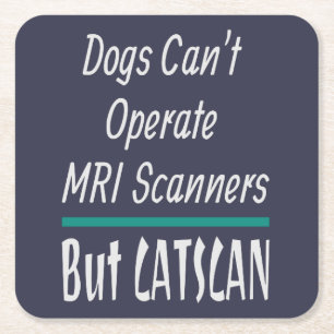Medical Joke Dogs en Cats Dad Joke Funny Kartonnen Onderzetters