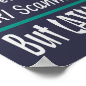 Medical Joke Dogs en Cats Dad Joke Funny Poster (Hoek)