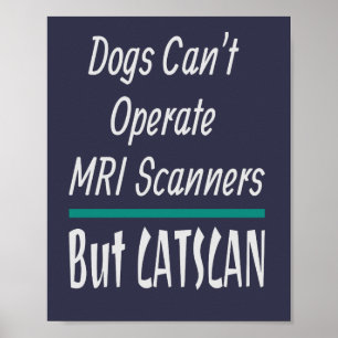 Medical Joke Dogs en Cats Dad Joke Funny Poster