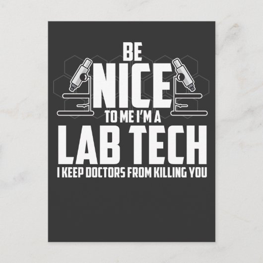 Medical Lab Tech Gift - Laboratoriumtechnicus Briefkaart (Voorkant)