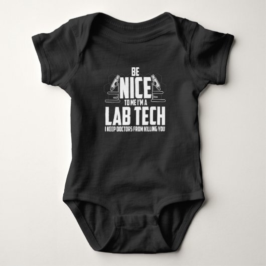 Medical Lab Tech Gift - Laboratoriumtechnicus Romper (Voorkant)