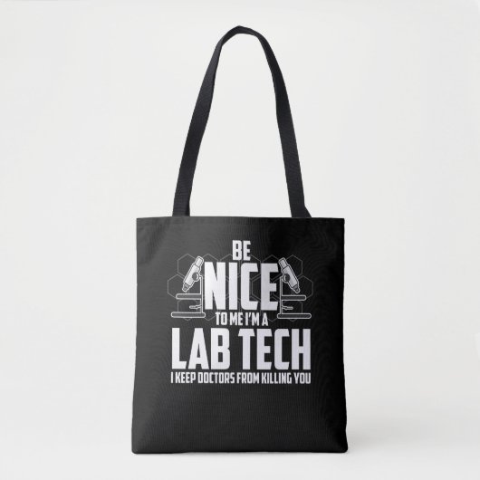Medical Lab Tech Gift - Laboratoriumtechnicus Tote Bag (Voorkant)
