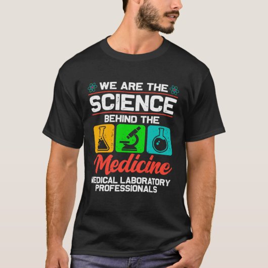 Medical Laboratory Science Men Women Lab Tech T-shirt (Voorkant)