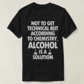 Medical Laboratory Scientist Alcohol Solution CLS T-shirt (Design voorkant)
