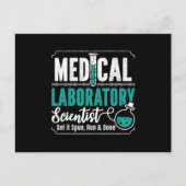 Medical Laboratory Scientist Laboratory Technician Briefkaart (Voorkant)