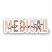 Medical Laboratory Scientist MLS Gift Sticker (Voorkant)