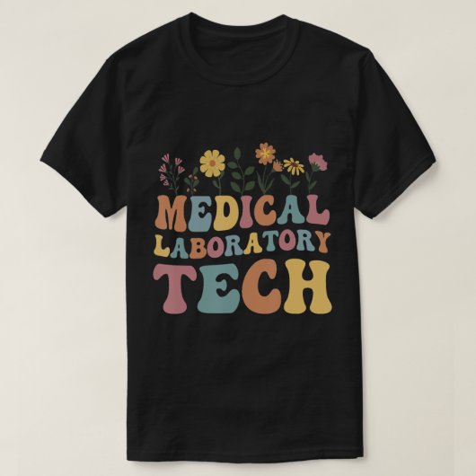 Medical Laboratory Tech Groovy Lab Week 2023 T-shirt (Design voorkant)