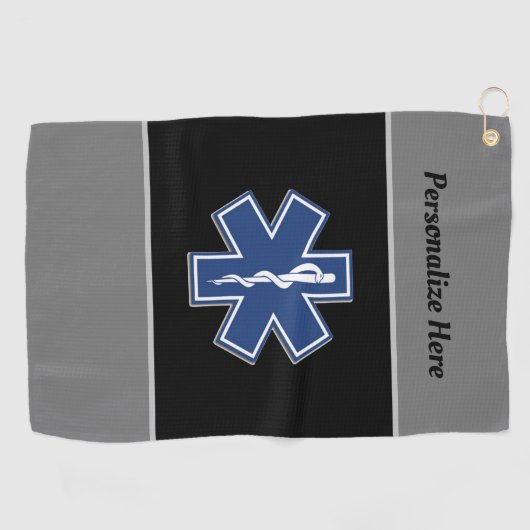 Medical    LogoGolf Towel voor noodgevallen Golfhanddoek (Horizontaal)