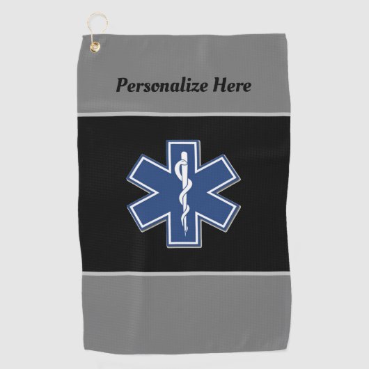 Medical    LogoGolf Towel voor noodgevallen Golfhanddoek (Voorkant)