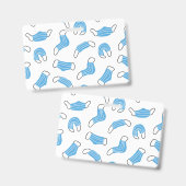 Medical mask pattern badge (Voor- en achterkant)