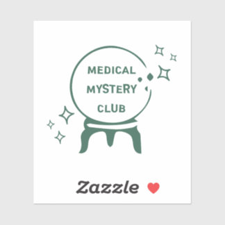 "Medical Mystery Club" Grappige Spoonie-bewustzijn Sticker