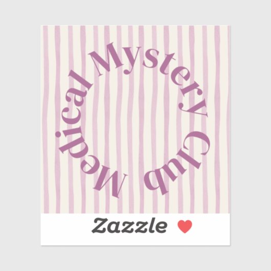 'Medical Mystery Club' Relatable Spoonie Sticker (Vel)