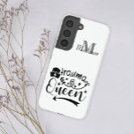 Medical Nurse Fun Trauma Queen Monogram Naam toevo Samsung Galaxy Hoesje<br><div class="desc">Elegant en praktisch Samsung hoesje versierd met jouw naam en initiaal.</div>