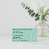 Medical Nurse Practitioner Business Cards Visitekaartje (Staand voorkant)