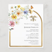 Medical Nursing School Afstudeerder Party Fotouitn (Voorkant)