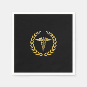 Medical & Nursing School Royal Gold Afstuderen Servetten