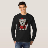 Medical Nursing West Highland White Terrier on Nur T-shirt (Voorkant volledig)