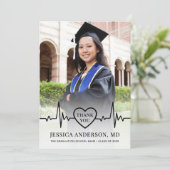 Medical Photo Graduation Bedankkaart (Staand voorkant)