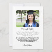 Medical Photo Graduation Bedankkaart (Achterkant)