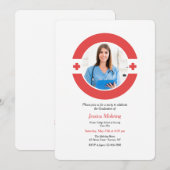 Medical Photo Lijst Afstuderen Uitnodiging (Voorkant / Achterkant)