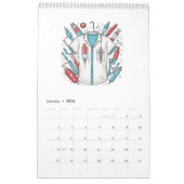 Medical Planner - Healthcare Vial Design Kalender (Jan 2026)