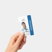 Medical Professional Aangepaste foto- en tekstID Badge (Handheld)