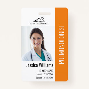 Medical Professional Aangepaste foto- en tekstID Badge