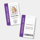 Medical Professional Aangepaste foto's en tekst Pa Badge (Front & Back)