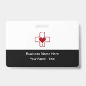 Medical Professional Health Aangepaste naamplaatje Badge (Achterkant)